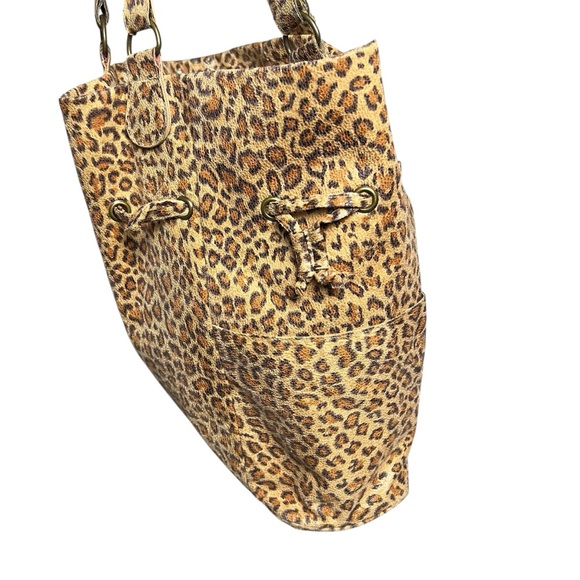 Neiman Marcus Tan & Black Leopard Print
Tote Bag Animal Print Lux - Picture 5 of 9
